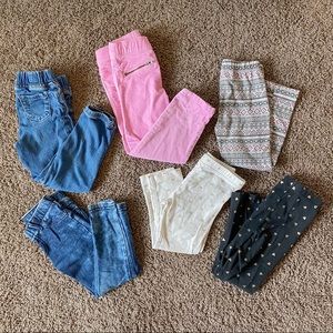3T Girls Jeans and Leggings Bundle